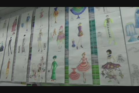 ファッション甲子園 県内応募デザイン画全て展示 アップルストリーム