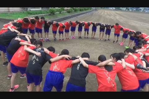 スローガンは 為せば成る 第五中学校陸上部 アップルストリーム